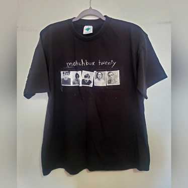 ミュージシャン matchbox twenty tour 2001 T-Shirt M Vintage Matchbox Twenty 2001 Tour Tshirt sz M – First Team