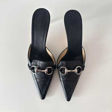 靴 Tom Ford For Gucci S/S 1999 Vintage mule Gucci Spring 1999 Tom Ford Iconic Runway Slingback Mules