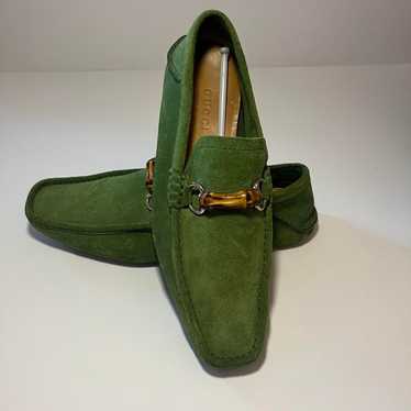 Gucci suede loafers green - Gem
