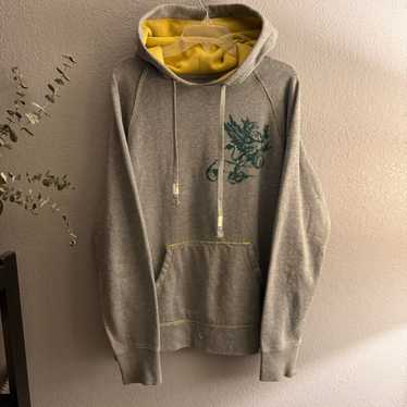 Vintage gap hoodie grey - Gem