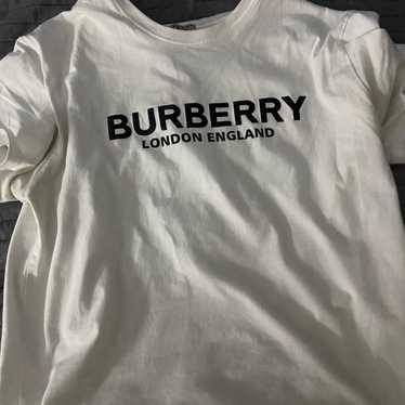 BURBERRY ホワイト Tシャツ XL ニーチェ Burberry Cotton T-shirt | Women's | Vitkac