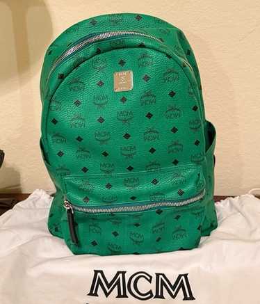 Mcm backpack leather green - Gem