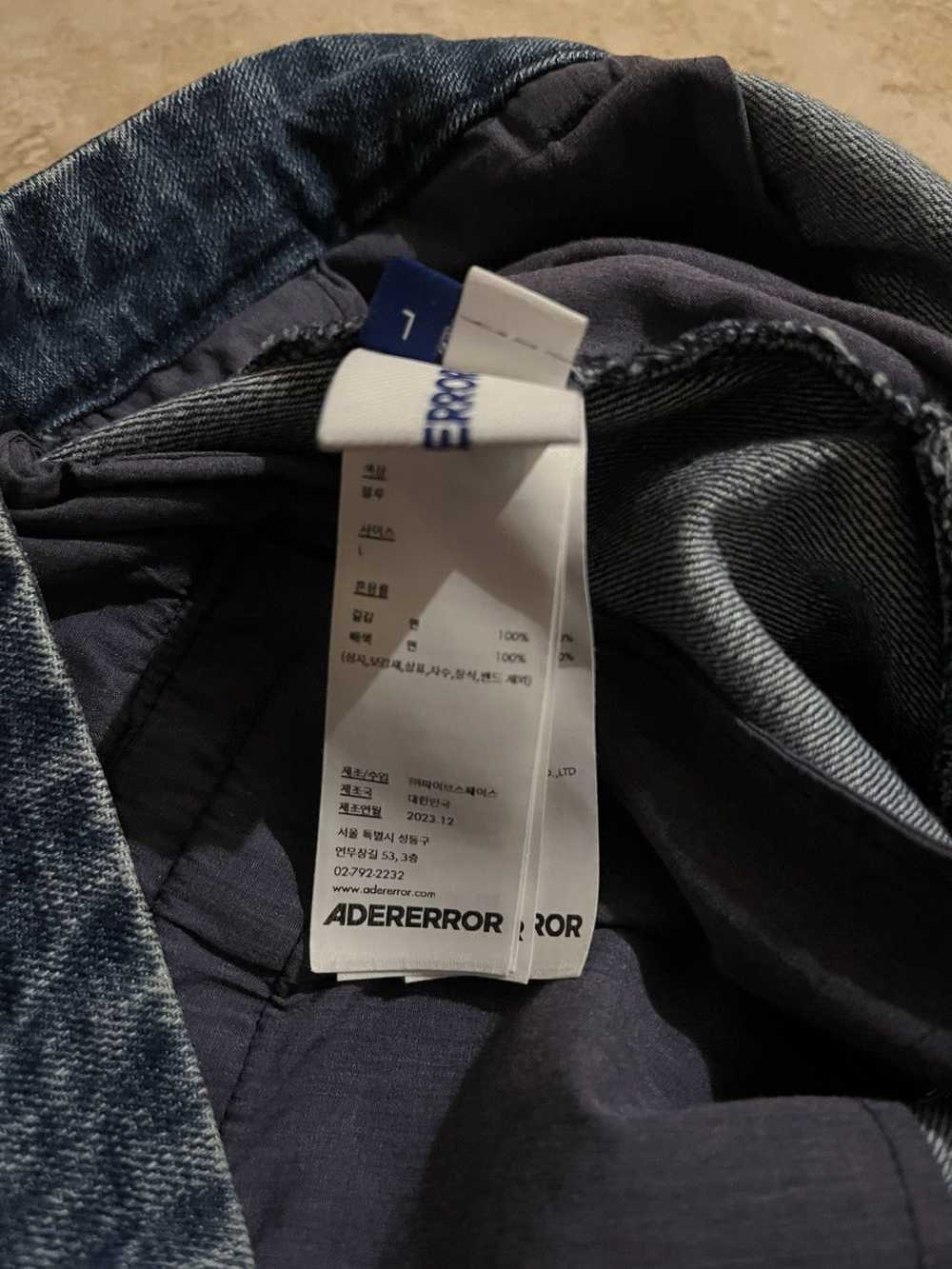 Ader Error Ader error Alviat denim shorts - image 5