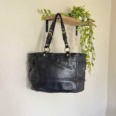 Vintage coach gallery tote - Gem