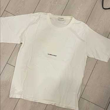 トップス 90s yves saint laurent center logo Tee Vintage Yves Saint Laurent YSL Center Logo Designer Tshirt