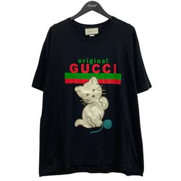 グッチ　Tシャツ　10A ネコ　Black cat ミケーレ グッチ Tシャツ 10A ネコ Black cat ミケーレ グッチ Tシャツ