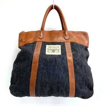 バッグ RRL 2WAY SHOULDER BAG DENIM & LEATHER Rrl double tote bag - Gem