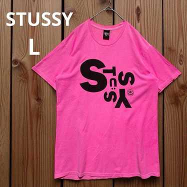 Stussy shirt logo pink - Gem