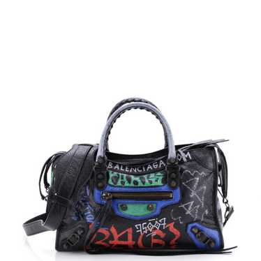 BALENCIAGA city風 studs leather bag Balenciaga City Classic Studs Bag Leather Medium Black 48929122