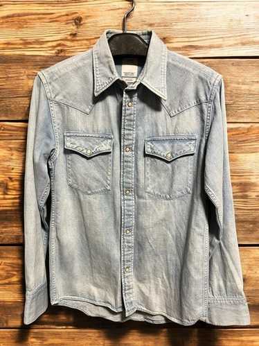 visvim デニムウエスタンシャツ　サイズ2 visvim デニムウエスタンシャツ サイズ2 VISVIM デニムシャツ