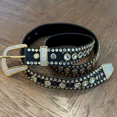 GOD kippys　キッピーズ　レディース　レザーベルト　スワロフスキー Kippy Belt Leather & Swarovski Crystal Studded Belt 1 1/2