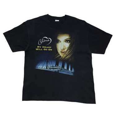 90s vintage CELINE DION シングルステッチツアーTシャツ 90s vintage CELINE DION シングルステッチツアーTシャツ