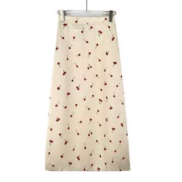 Miu Miu Miu Miu Beige Cherry Full Print Casual Ha… - image 1