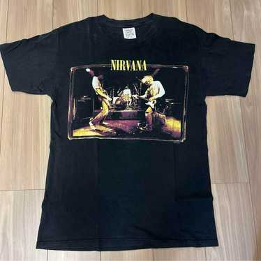 ミュージシャン NIRVANA 1996 MONOCHROME PORTRAIT DELTAXL Vintage Nirvana Band Portrait T-Shirt Kurt Cobain 1996 | eBay