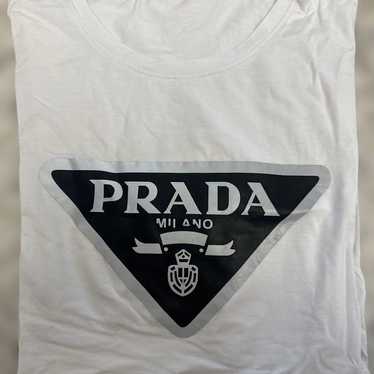 Prada logo t-shirt - Gem