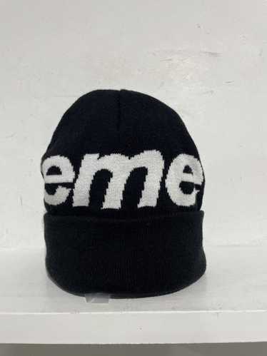 【24FW】Supreme Big Logo Beanie ブラック Supreme big logo beanie ビーニー ニット帽 黒 Supreme 24FW