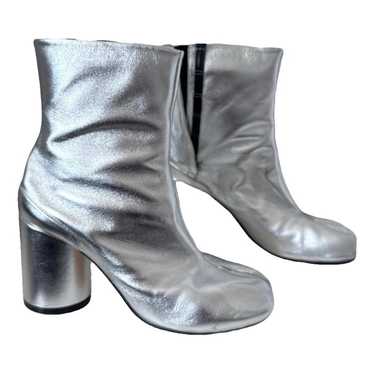 靴 Maison Martin Margiela Silver boots vintage-Maison-Martin-Margiela