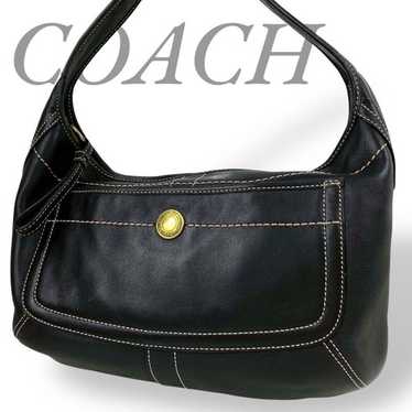 バッグ OLD COACH One Shoulder Half Moon Coach Half Moon One Shoulder Bag Handbag Authentic /Used++