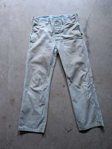 パンツ visvim HW DRILL MIL PANTS (HERRINGBONE) FW18 Drill