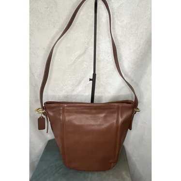 OLD COACH ショルダーバッグ　ブラウン　made in USA 90s NICE Coach 1990's Vintage Soho British Tan Leather Erickson