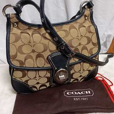 バッグ Coach Signature Flap Hobo Shoulder Bag Coach signature flap shoulder - Gem