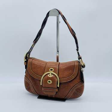 Vintage Coach Suede soho hobo オールドコーチ Coach Vintage Soho Limited Edition Suede Leather Chevron