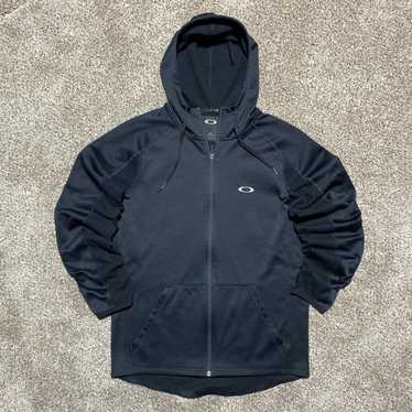 【Oakley】00s archive 2way pullover jacket Vintage Oakley Software Hoodie two tone Grey Cream Mens