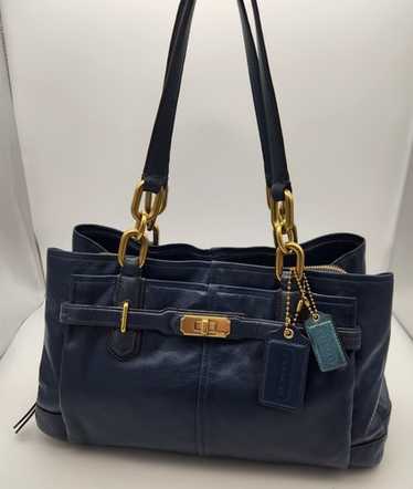Vintage coach handbag blue - Gem