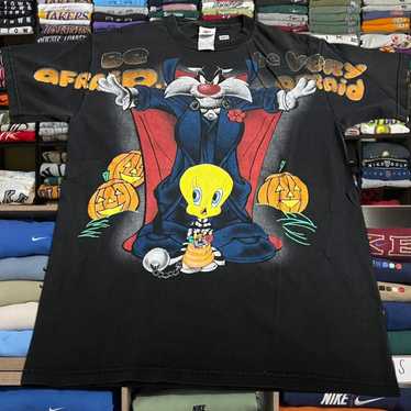 Vintage 90s Looney Tunes Tweety Bird Single Stitch T … - Gem