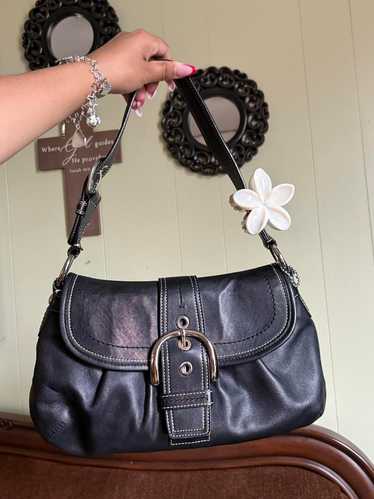Vintage black coach soho - Gem