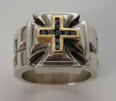 アクセサリー KING BABY silver925 onyx cross ring USA KING BABY silver925 onyx cross ring USA - メルカリ
