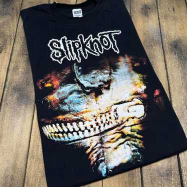 レア Slayer Slipknot 2004 ツアーTシャツ XL Slipknot European 2004 Tour Vintage T-shirt Slayer Slipknot