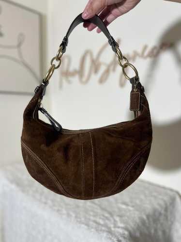 Coach Suede Hobo Y2K VTG - Gem
