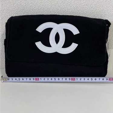 CHANEL PRECISION ポーチ 2.55 ラージ ポーチ - エイジド カーフスキン、ブラック