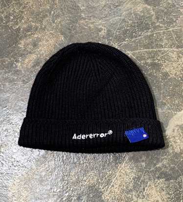 Ader Error Ader Error Black Knit Beanie Hat - image 1