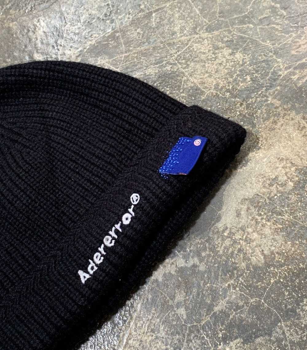 Ader Error Ader Error Black Knit Beanie Hat - image 2