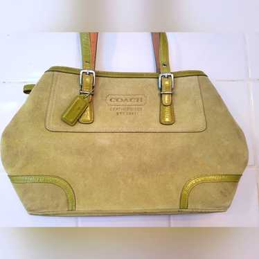 Coach vintage suede handbag - Gem