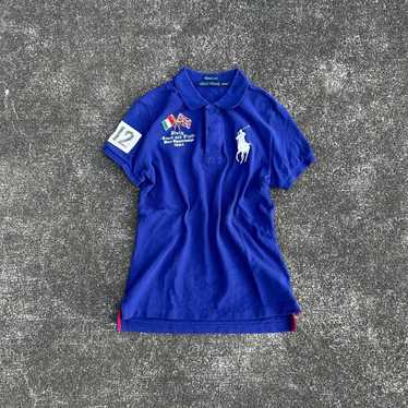 Polo Ralph Lauren USA ポロシャツ チーフキーフ チーフキーフ】ラルフローレン ビッグポニー ポロシャツ ブルー