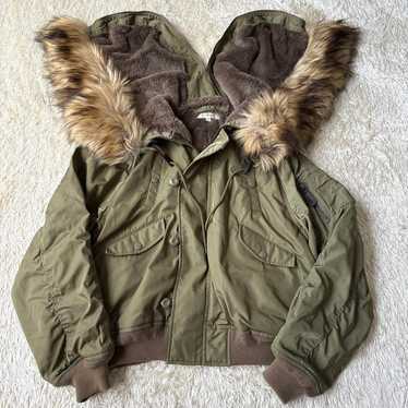 ジャケット・アウター DIESEL n2b fur jacket archive Y2K DSQUARED2 - 新品 DSQUARED2 N2B Fur BOMBER ダウンジャケット