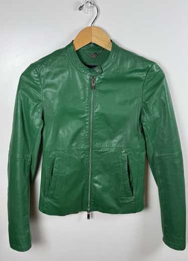 Armani jeans leather jacket - Gem