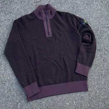 【希少】stone  zip knit sweater Stone island Zip Sweater ~ Vintage Store Clochard92.com