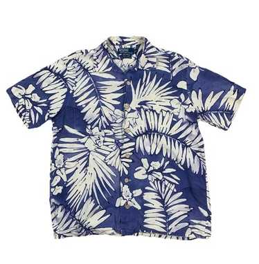 小物 Polo Ralph Lauren vintage camp Vintage Polo Ralph Lauren Camp Surf Print Aloha Hawaiian