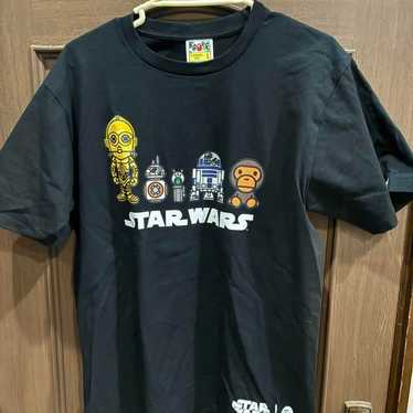 A BATHING APE STAR WARS Tシャツ110cm BAPE × starwars Milo T-shirt navy a bathing ape Darth Vader