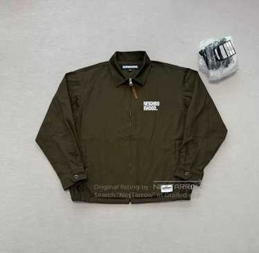 ジャケット・アウター NEIGHBOR HOOD RATS COLLAB WORK JACKET Neighborhood Men's Zip Work Jacket in Olive Drab Neighborhood