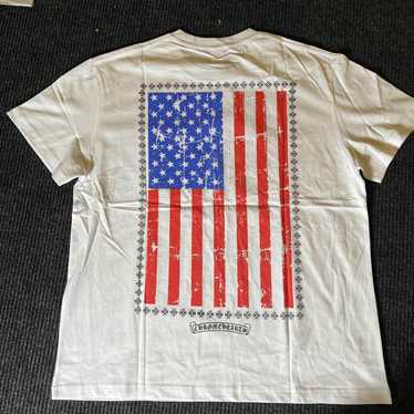 CHROME HEARTSクロムハーツAmerican Flag L/S Chrome Hearts Flag L S | Grailed