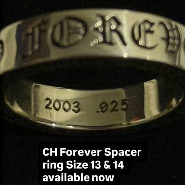アクセサリー CHROME HEARTS 6MM SPACER FOREVER RING 25 Chrome Hearts Forever Spacer Ring – 25 Dials