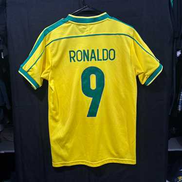 Nike Brazil 1998 Soccer ブラジル代表 9 Ronaldo Nike Brazil 1998 Reissue Ronaldo Soccer Replica Jersey