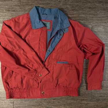 C&A Men's Jacket - Red/Orange - L – “C&A” Red and… - image 1