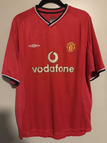ウェア UMBRO manchester united second uniform USED】00'S UMBRO Manchester United 00-02 TRAINI