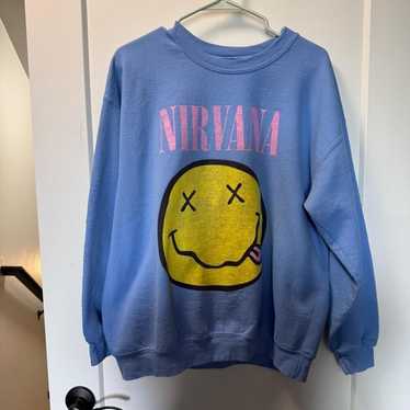 GILDAN Smells Like Nirvana 長袖カットソー L Gildan nirvana nirvana graphic - Gem